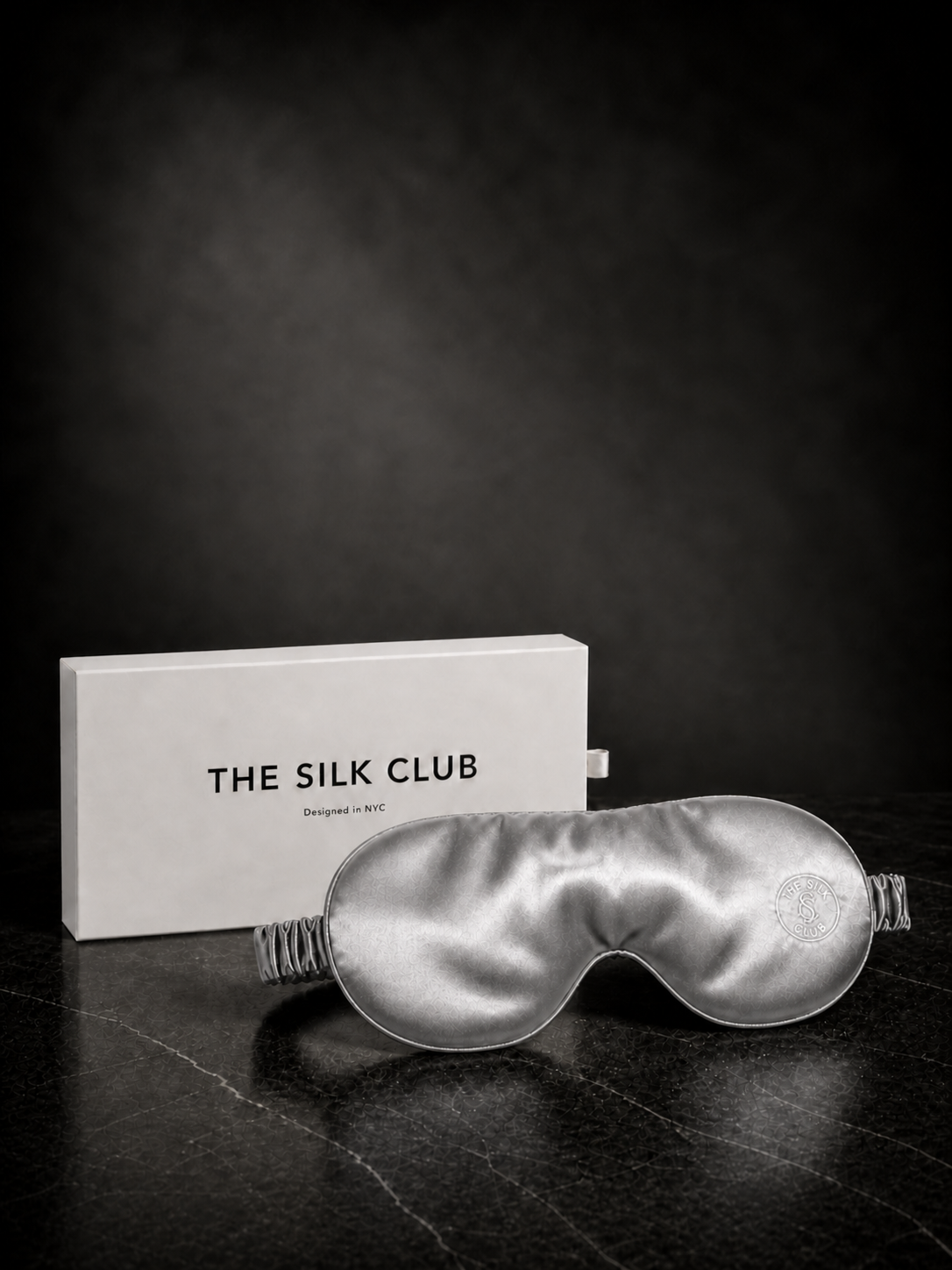 Blackout Sleep Mask – Silver