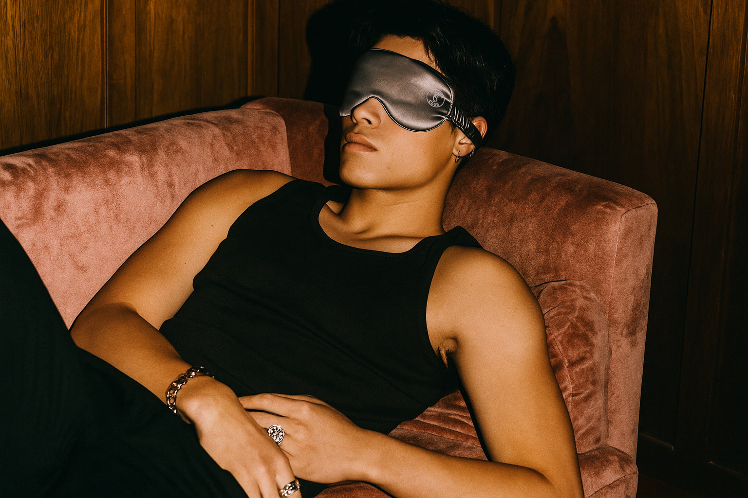 Blackout Sleep Mask – Dark Gray