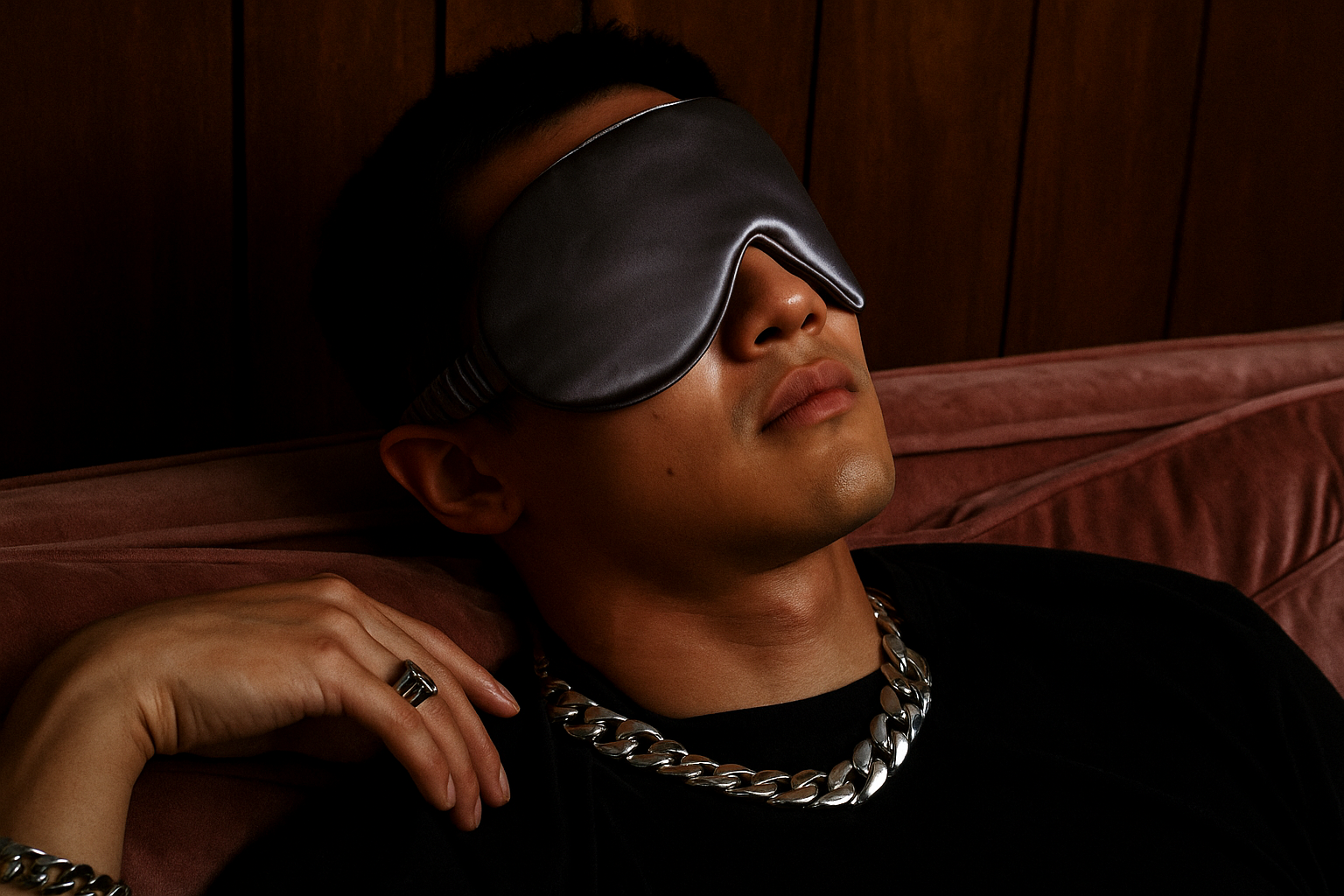 Blackout Sleep Mask – Dark Gray