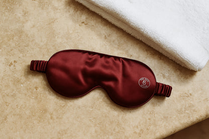 Blackout Sleep Mask – Maroon