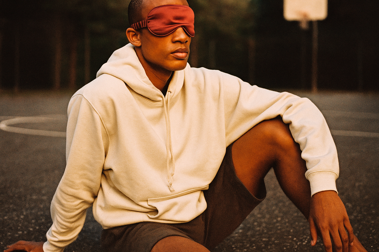Blackout Sleep Mask – Maroon