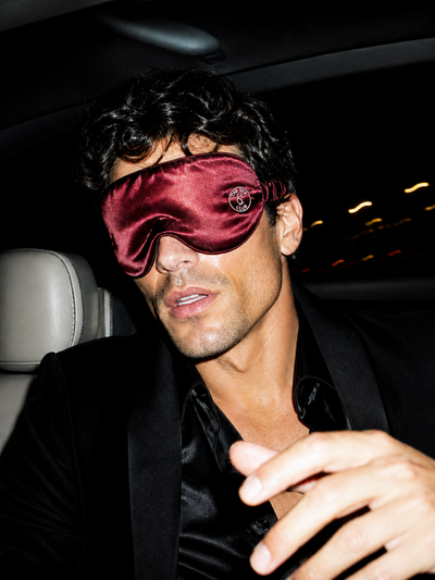 Blackout Sleep Mask – Maroon