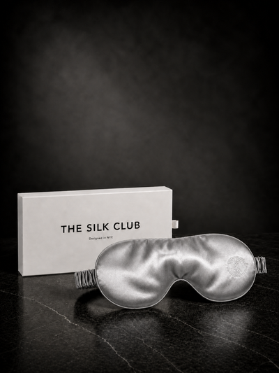 Blackout Sleep Mask – Silver