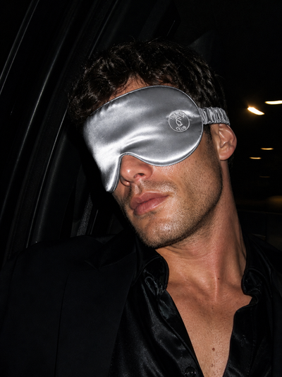 Blackout Sleep Mask – Silver